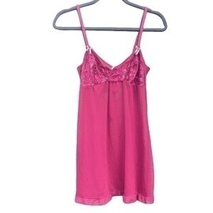 Marilyn Monroe Lacey Purple Pink Sheer Teddy Lingerie​